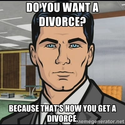Do you want a divorce