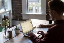 completing online paperwork