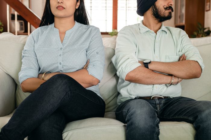 couple divorcing