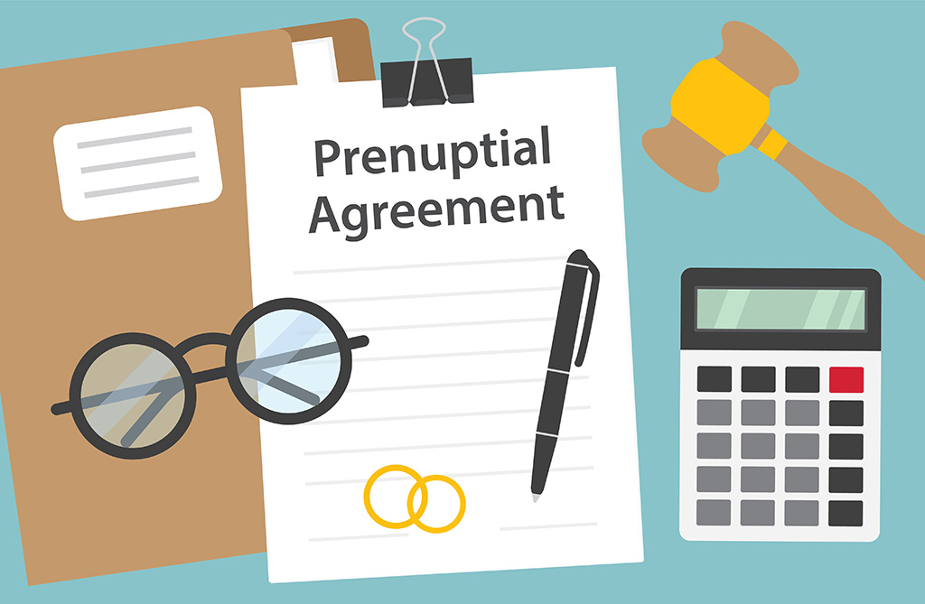 prenuptial agreement vector example