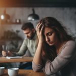 unhappy couple before divorce