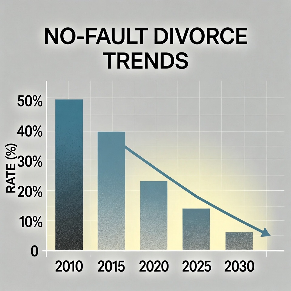 No fault divorce trends